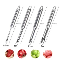 Stainless Steel Multi-Use Fruit and Vegetable Corer Slicer Tool (4Pcs)