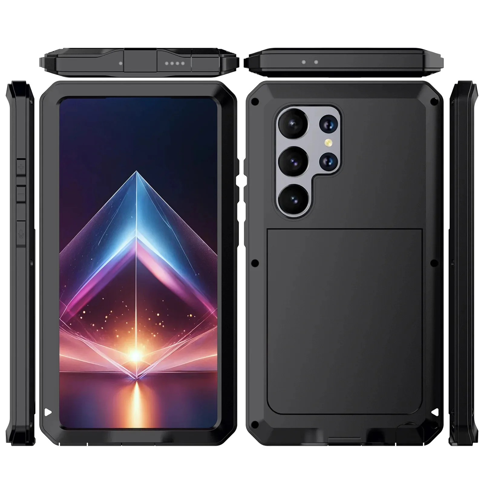 Ultra Protective Heavy Metal Anti-Drop Phone Case - Dustproof, Shockproof, Durable Design
