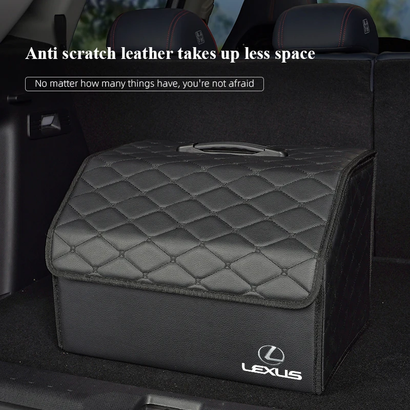 Large Capacity Car Trunk Storage Box Organize Collection Case Lexus RX330 IS250 Ct200h ES300h RX350 IS300h NX300h RX400h ES350 car interior accessories