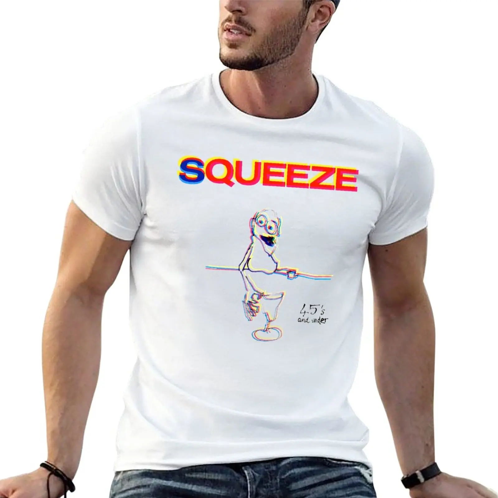 

45's And Under And Roll Retro Style T-Shirt Short sleeve tee cute clothes T-shirts for men cotton