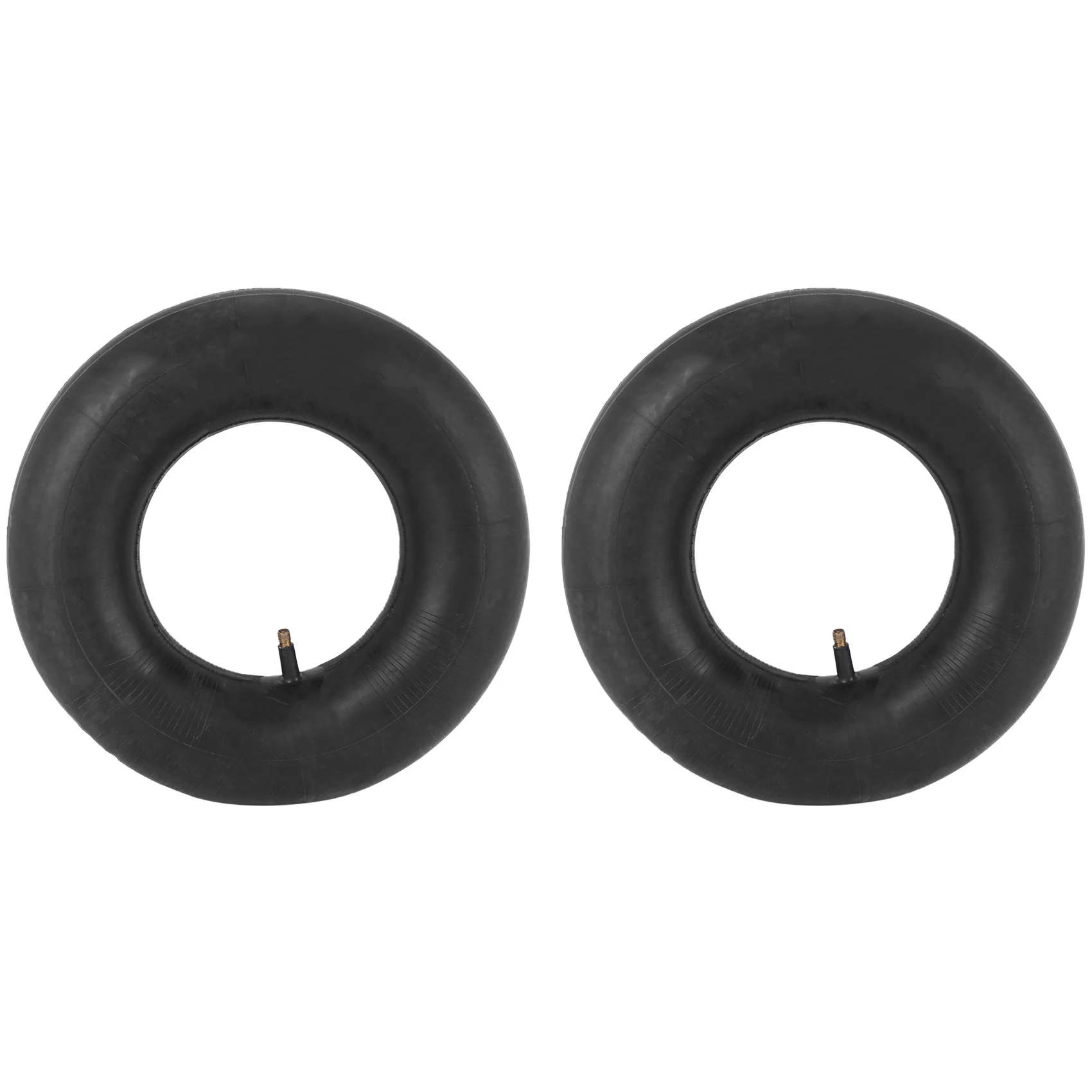 2 PCS 13 x 5.00-6 inch Heavy Duty Inner Tube with TR-13 Straight Valve Stem-for Wheelbarrows, Mowers, Hand Trucks