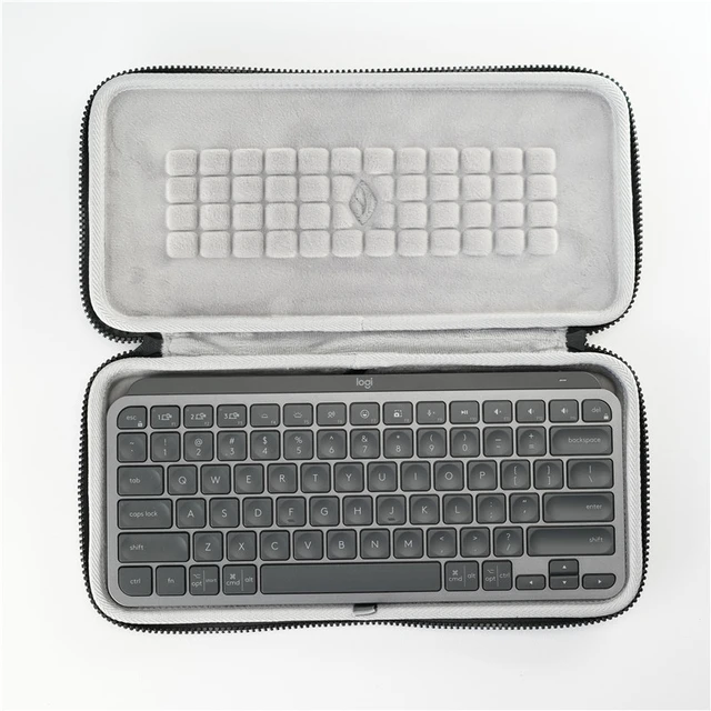 Black Portable Storage Carry Case Box For Logitech MX Keys Wireless  Keyboard