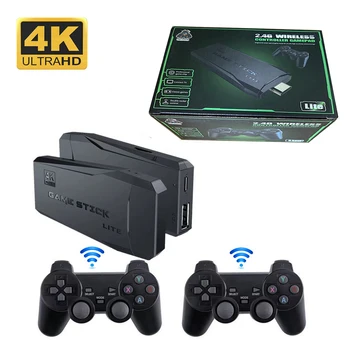 4K HD M8 Video Game Console Built in 3500/10000 Classic Games Console 64G Retro Game StickPlayer For PS1/FC/GBA m8 Game Stic
