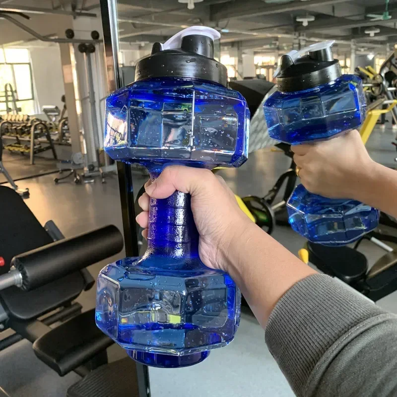 Water Dumbbell Bottle Gym Running Large Capacity Fitness Bodybuilding Outdoor Bicycle