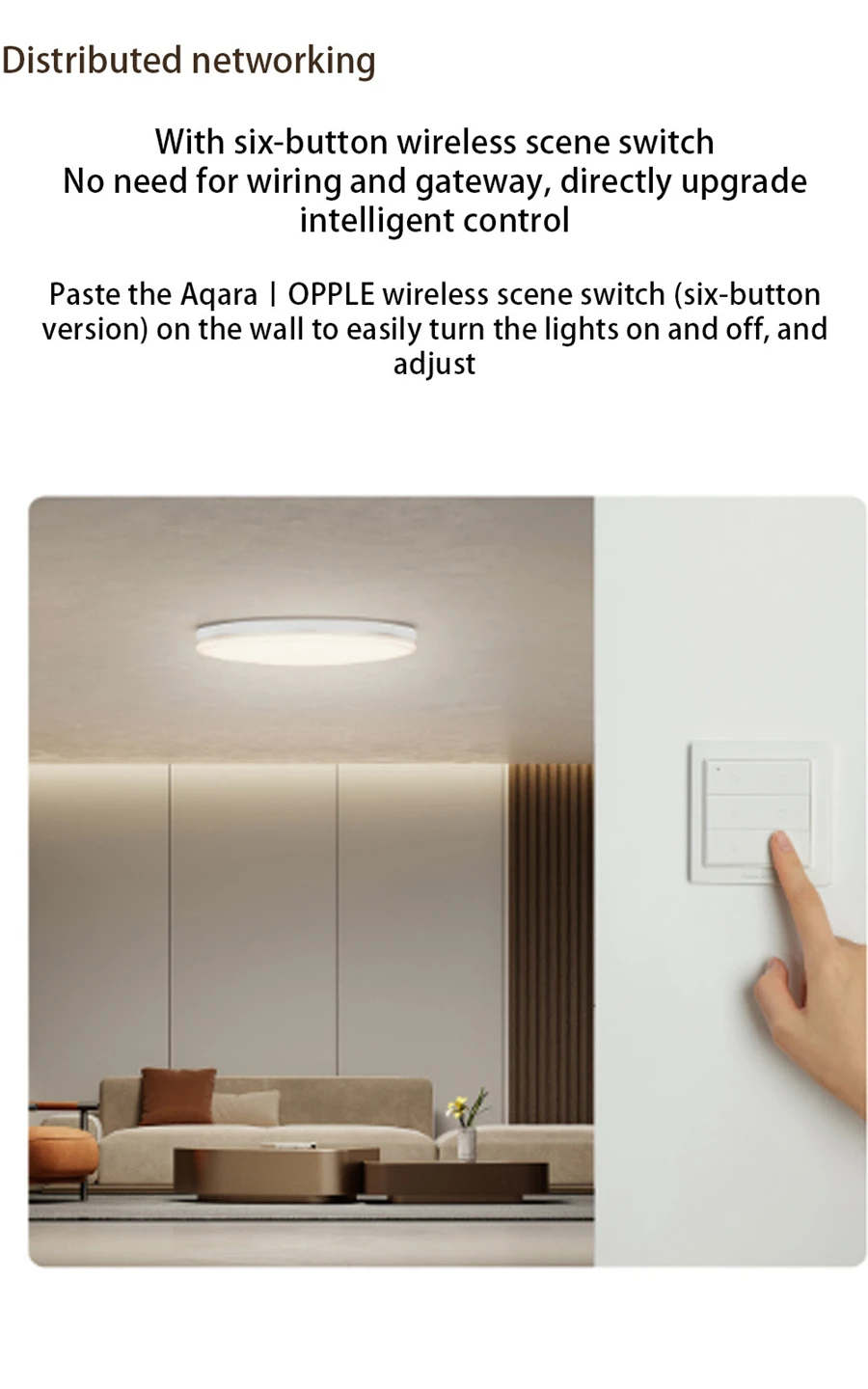 Original Ceiling Light L1-350 ZigBee 3.0 Color Temperature Bedroom Led Lamp Lig