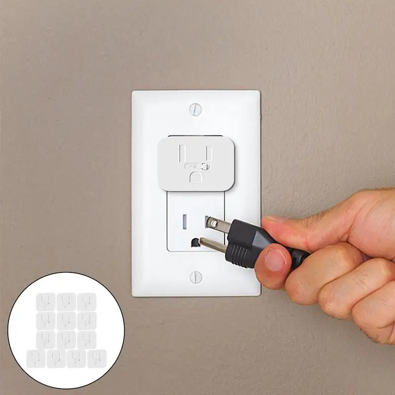 Child Safety Outlet Covers Child Proof Electrical Protector Safe And Reusable Electrical Safety Covers Anti Electric Shock 10PCS