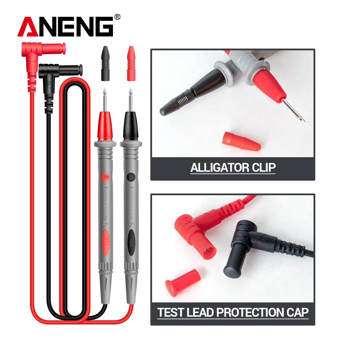 Digital Multimeter ANENG ST180 Digital Clamp Meter 4000 Counts AC Current Ammeter Multimeter Voltage Tester Car Amp Hz Capacitance NCV Ohm Tools
