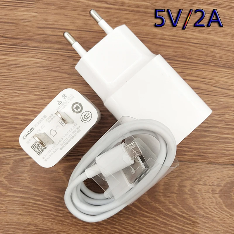 usb charger 12v Original For Xiaomi 10W Charger 5V2A Fast Charge Power Adapter USB Micro Cable For Redmi Note 3 4 5 plus pro 4X 5a Redmi 7 7a 6 quick charge usb c