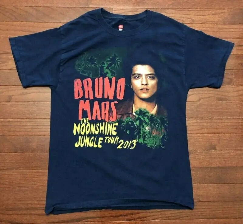 2013 Maglietta Da Concerto Bruno Mars The Moonshine Jungle Tour An22875