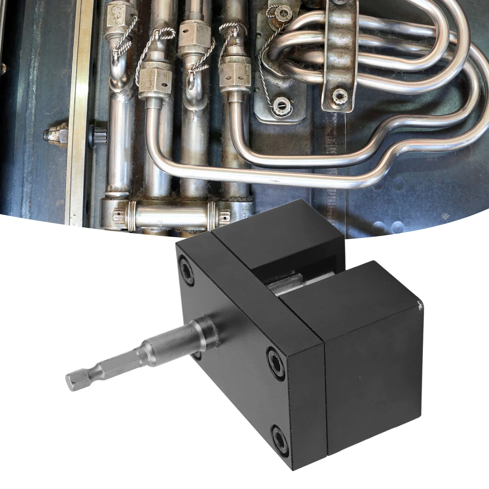 Power Assisted Crimper Pipe Metal Driver Duct Swaging Tool 0.41to 0.71mm Round Metal Duct wire crimping tools