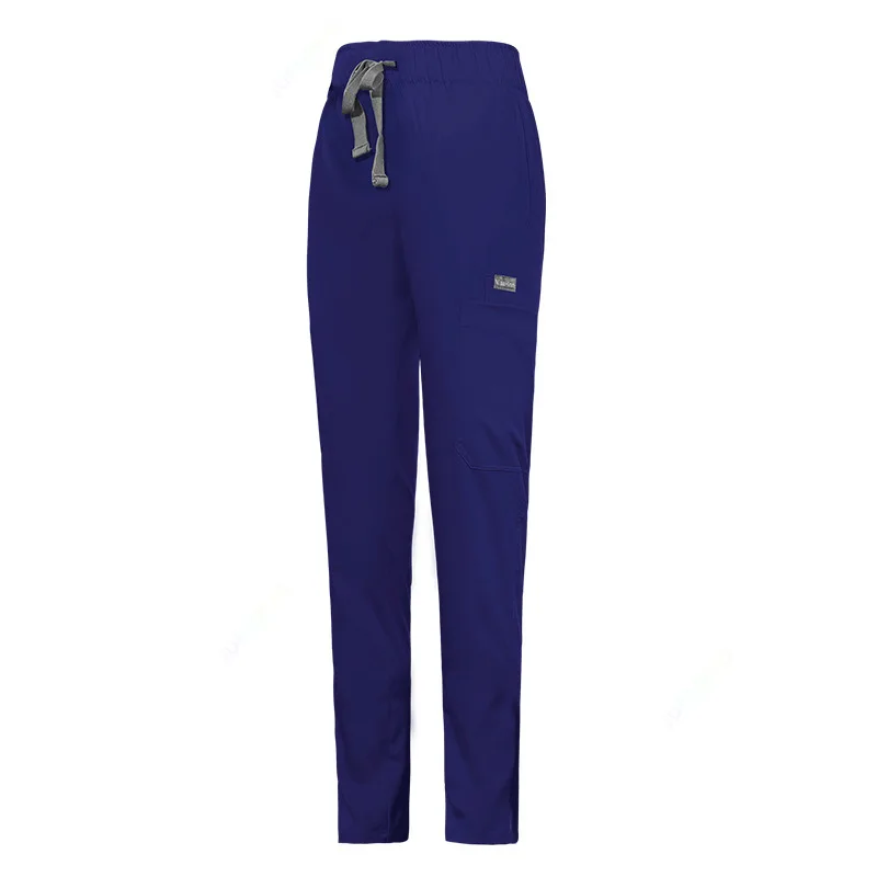 Pet Grooming Veterinary Uniform Hospital Nursing Pants Stretch Fabric Trouser Elastic Waist Beautician Bottoms Scrubs Pant Women