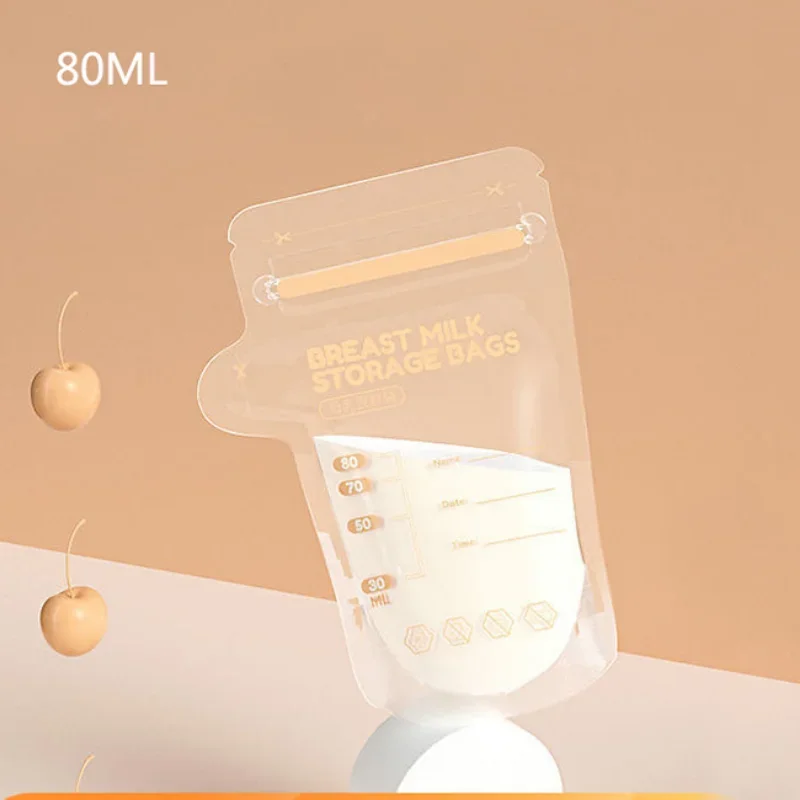 10pcs Baby Breast Milk Bags Safety Milk Freezer Bags Infant Mother Breast Containers Baby Feeding BPA Free