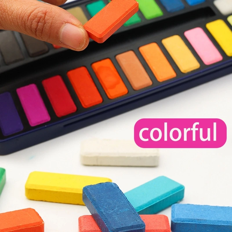12/18/24 Color Watercolor Paint Set With Watercolor Brush For Painting