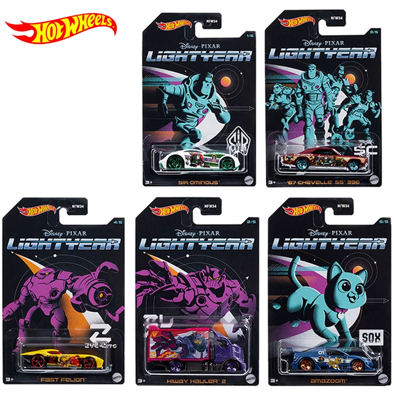 

Оригинальный автомобиль Hot Wheels Pixar Lightyear литая под давлением 1:64 Автомобиль Sir Ominus 67 Chevelle SS Amazoom детские игрушки для мальчиков подарок для детей