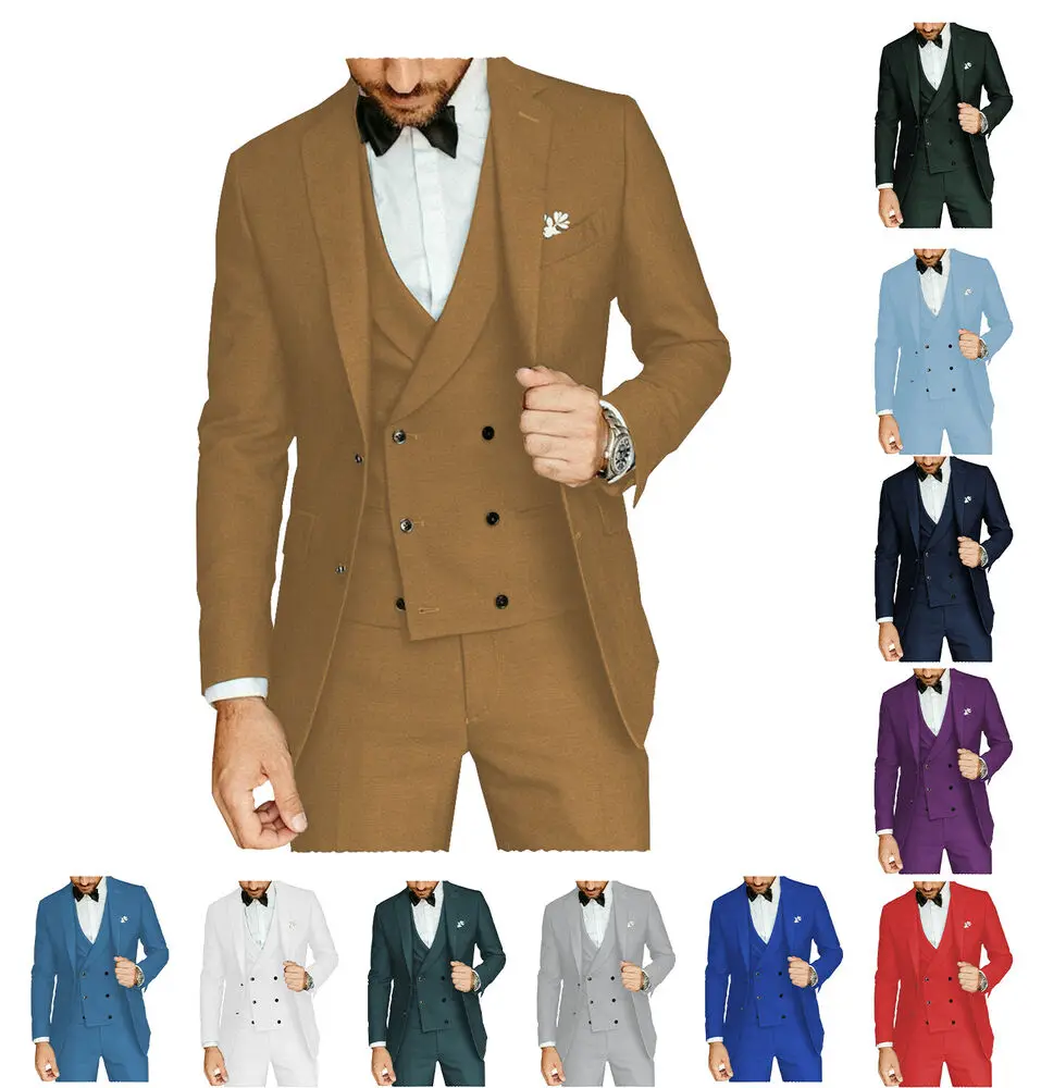 2023 Mens Suits 3 Piece  Conjuntos De Blazer  Coustime Homme Luxe  Suits for Men Wedding Suits for Men