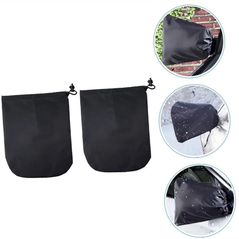 1Pair Car Rear View Side Mirror Protective Cover Auto Side Mirror Protective Frost Guard Snow rain Covers Exterior Covers