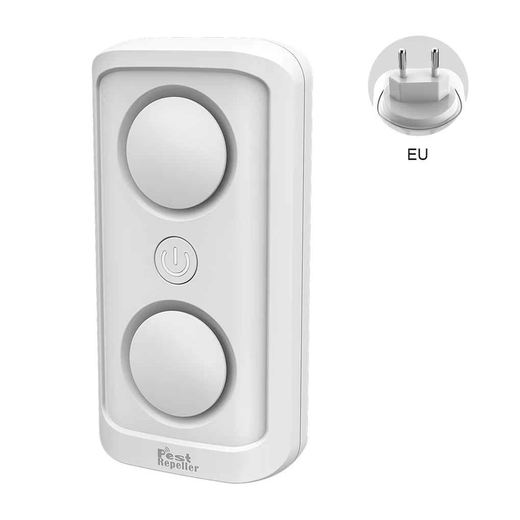 Repellente Per Parassiti Elettronico Sonic Mouse Bugs Insetti Repeller Home Office Strumento Per Il Controllo Dei Parassiti Silver Uk Plug