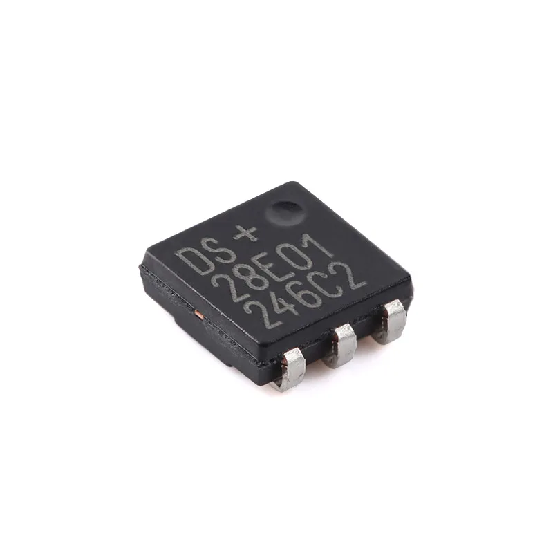 10개/몫 DS28E01P-100+T TSOC-6 DS28E01 EEPROM 1Kb 보호 1선 EEPROM, SHA-1 엔진 작동 온도:- 40C-+ 85C
