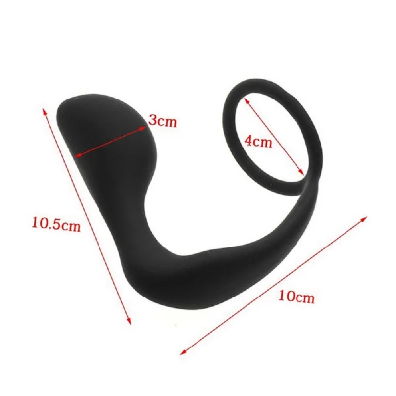 Male Sex Toys Silicone Male Prostate Massager Adult Non-vibrating Sex Products Sex Toys Men Or Same-sex Couple Sensitive Cock Rings