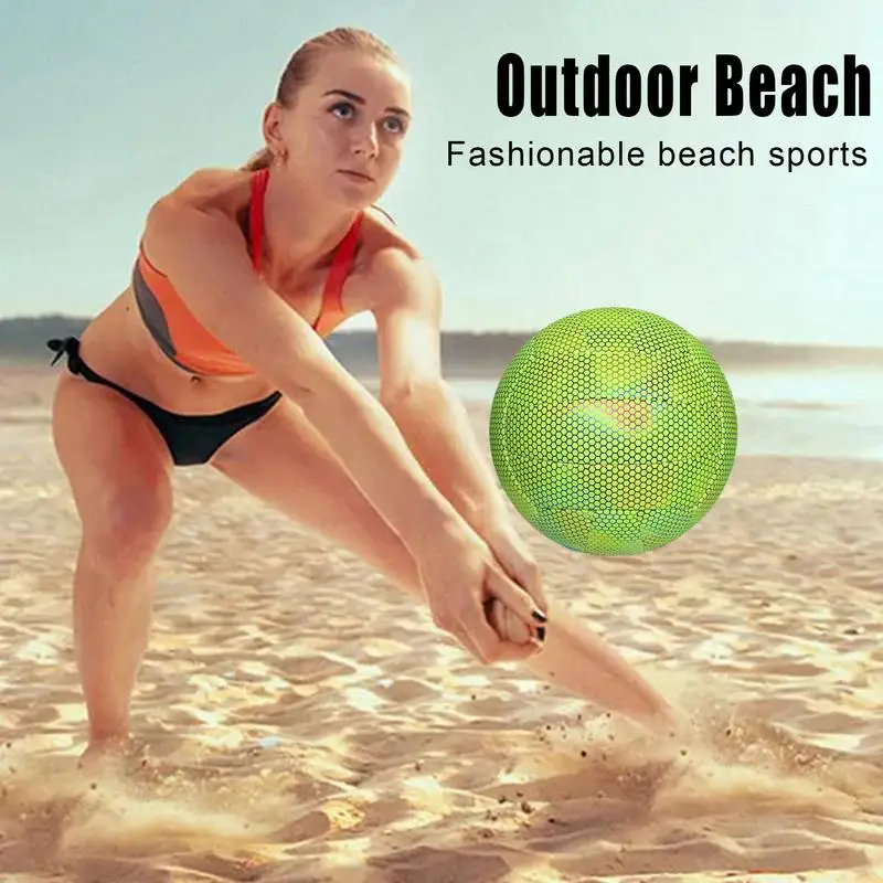 Outdoor Beach Volleyball Outdoor Competition Volleyball Glowing Ball Soft Beach For Teens For Gym Training