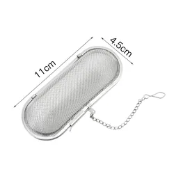 Elegant Stainless Steel Tea Leaf Infuser - Reusable Mesh Strainer (Style E)