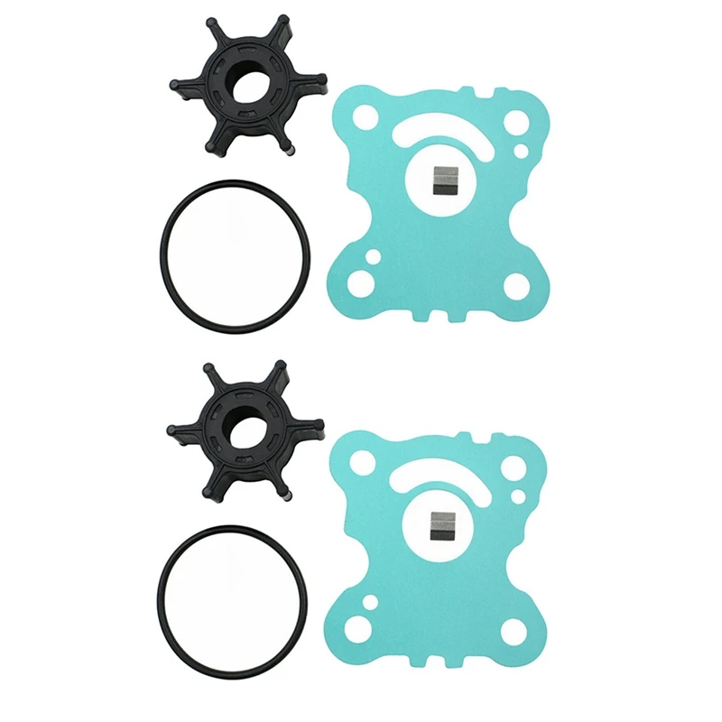 

2X 06192-ZW9-A30 Water Pump Impeller Service Kit For Honda BF8 9.9/15/20 -HP Outboard 06192-ZW9-A30