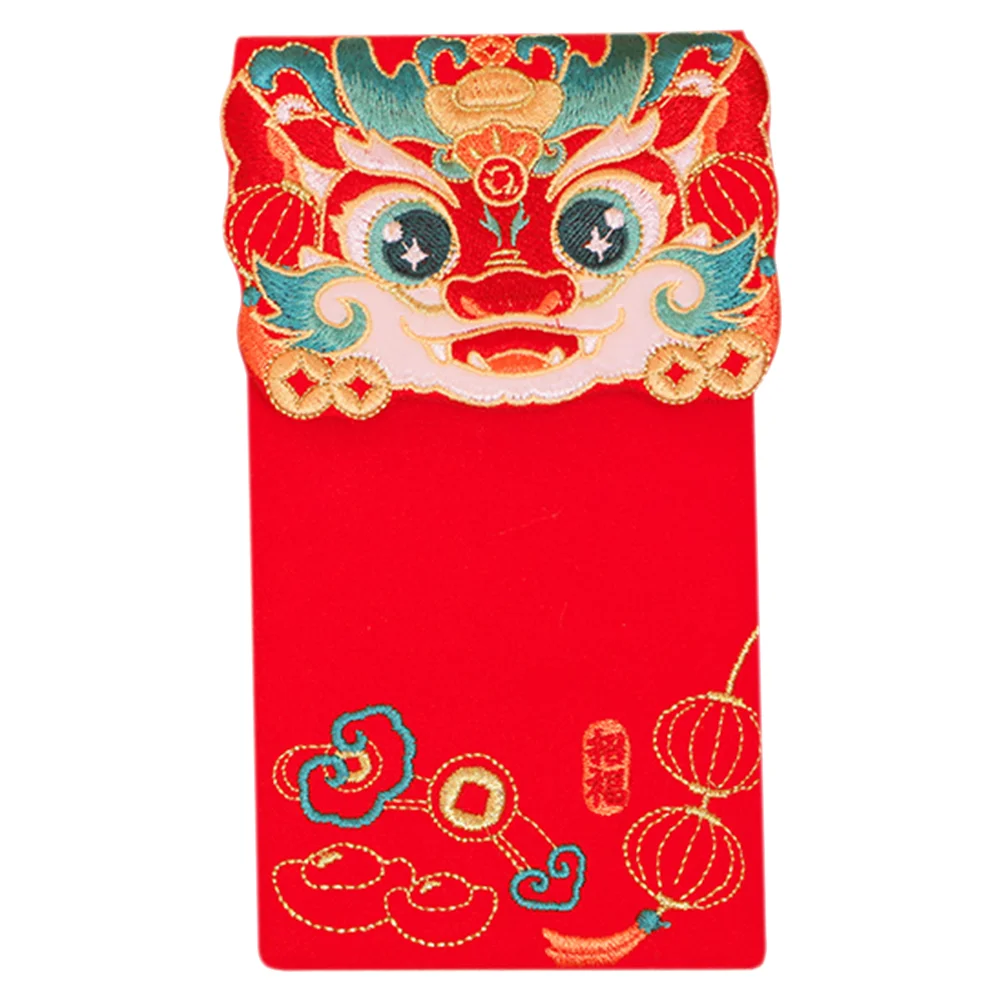 

Red Envelopes Style Envelopes Packet Canvas Money Bag Traditional Pocket for