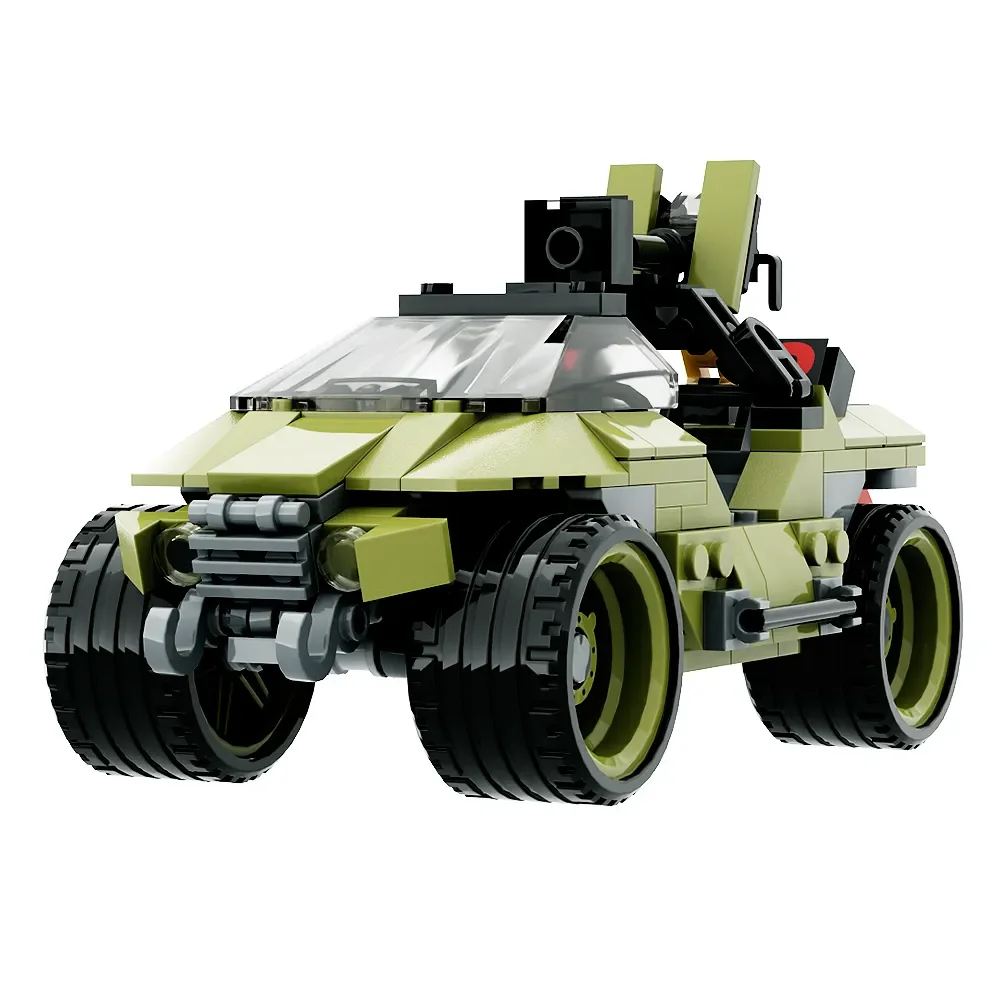 

MY JPG Gobricks MOC Halo Warthdog M12 Troop Light Armored Vehicle Military Series