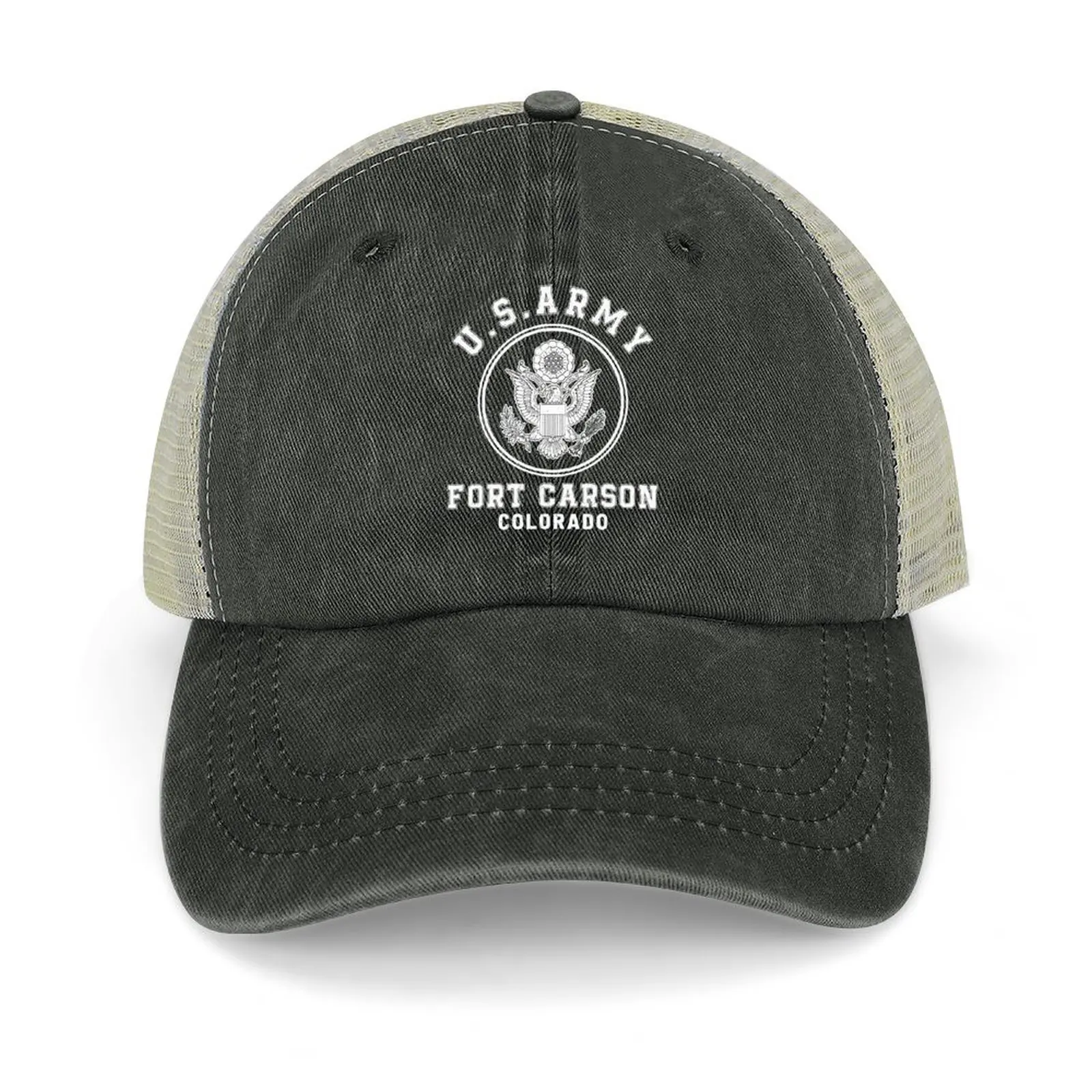 

Fort Carson Colorado Cowboy Hat Vintage fashionable Brand Man cap western Hat Women's Beach Men's