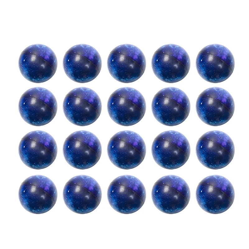 

20 Pack Galaxy Stress Balls 2.5 Inches Space Theme Squeeze Balls Squeeze Anxiety Fidget Sensory Balls