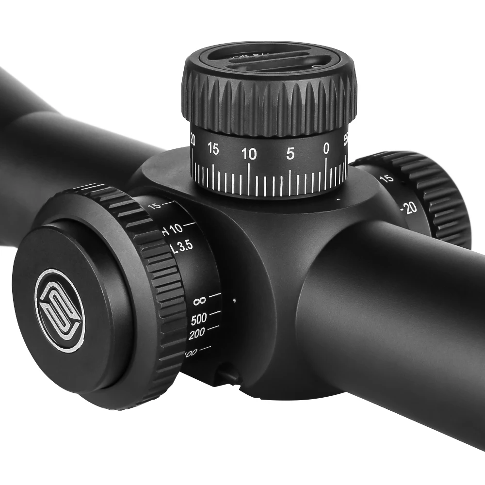 Rifle Scope SPINA OPTICS HD WolfChase 4-16x44 FFP Tactical First Focal Plane Riflescope Glass Etched Reticle 10yds Parallax 22LR .223 .308