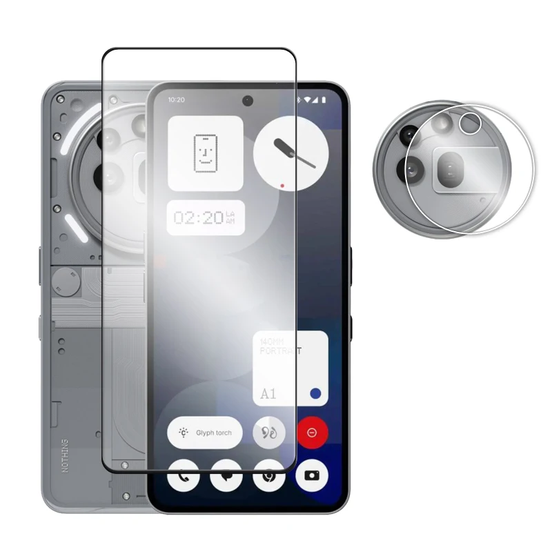 Premium 6-in-1 Tempered Glass Screen Protector with 2.5D Full Cover Glue