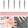 9PCS Nail Brushes for Nail Art with Nail Liner Brush and Nail Dotting Pens for Home Use and Professional Nail Salon 5