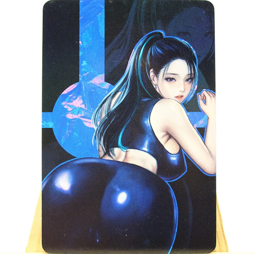 

9STKS/set Anime Game Flash ACG Card ali Akali Beauty Kawaii Girl Card Collector's Favorite Toy NO37