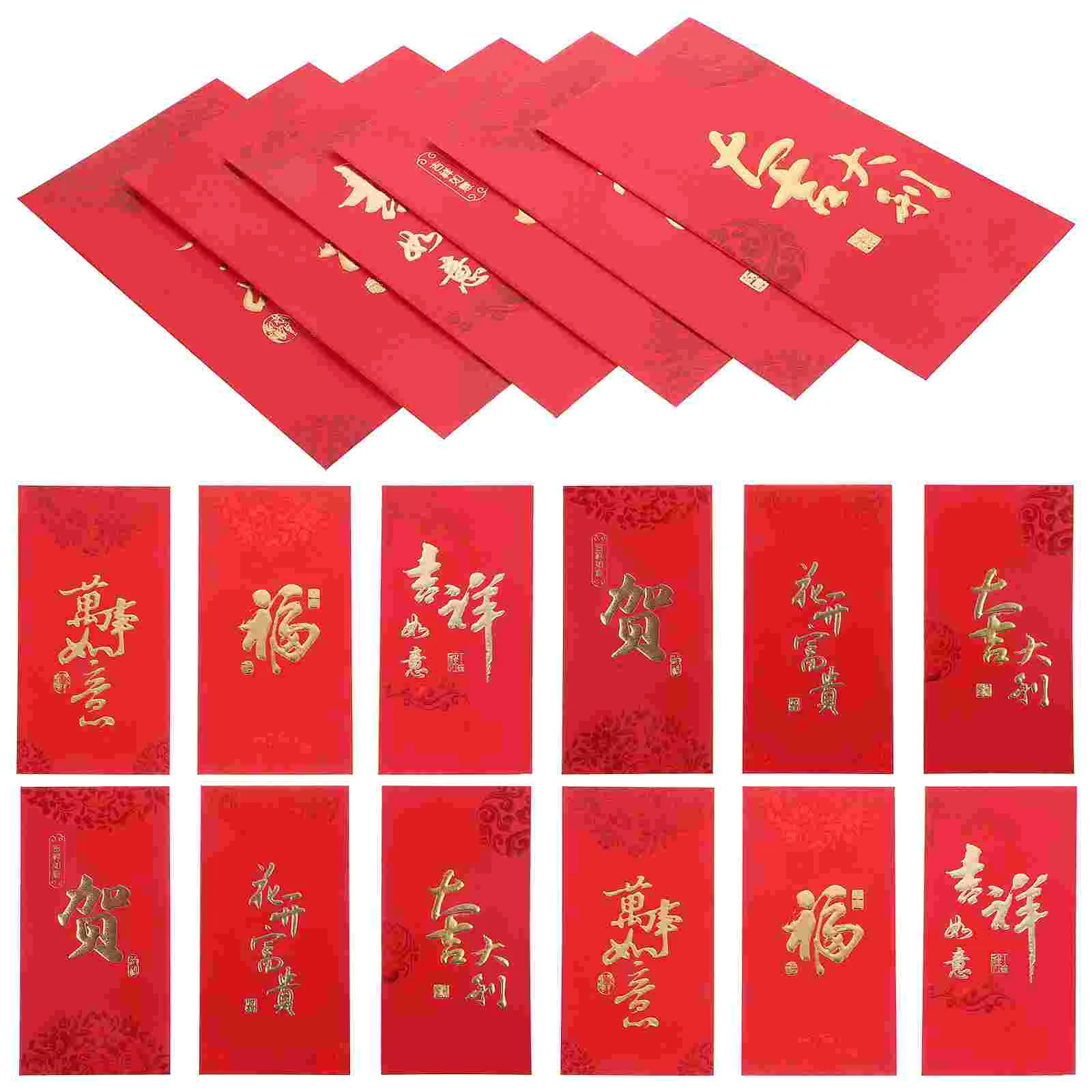 

Red Envelopes Creative Hongbao Chinese New Year Birthday Marry Red Gift Envelope The Year Of Dragon Luck Money Envelopes