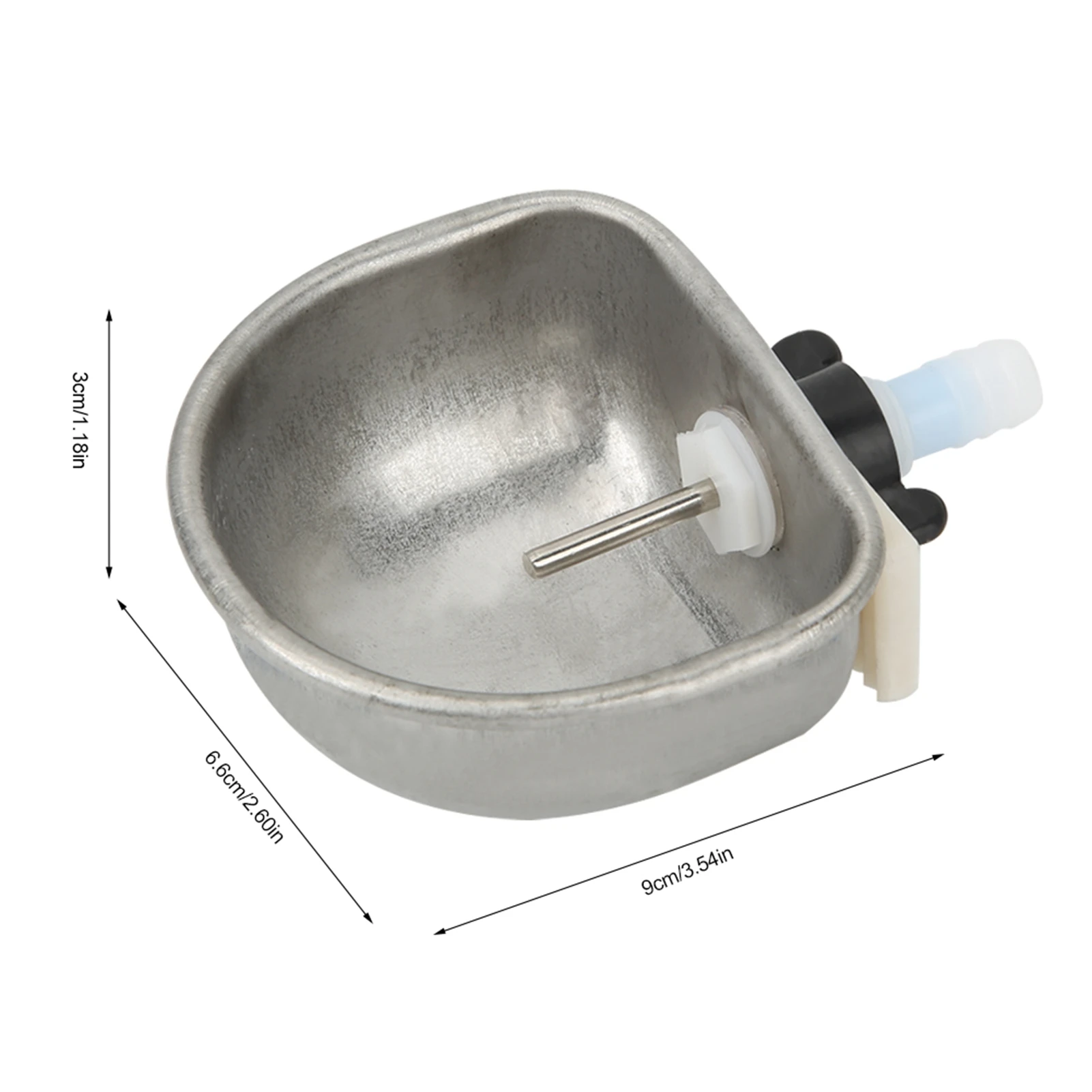 Rabbit Breeding Equipment Anti scratch Stainless Steel Nipple Drinking Water Bowl Drinker 10pcs animal drinking bowl rabbit water nipples