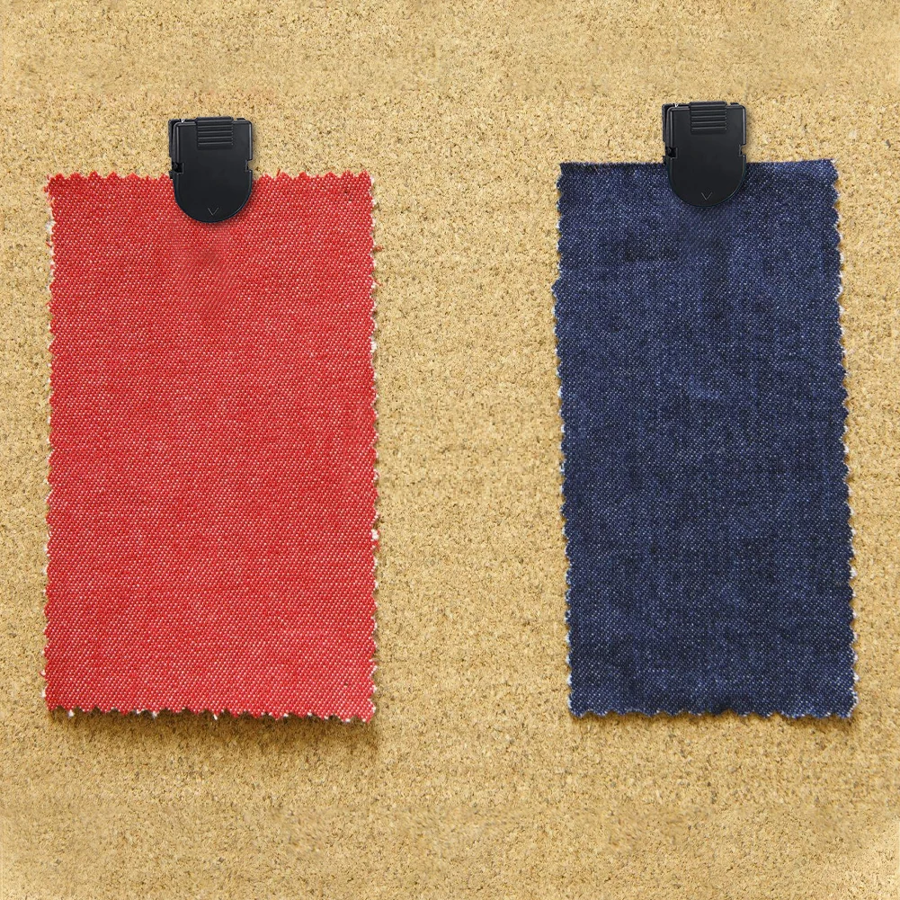 25pcs Office Photos Wall Clips 40-Sheet Capacity Fabric Panel Cubicle Accessories for Hanging Pictures Photo Frame Office Notes