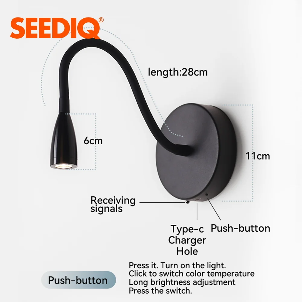 Wireless Wall Light with Remote 6