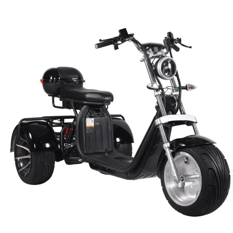 Electric Scooter Electric Three-wheeled Chopper 60V 2000W Electric Motorcycle Bobber Sportsters Travel City Coco Scooter