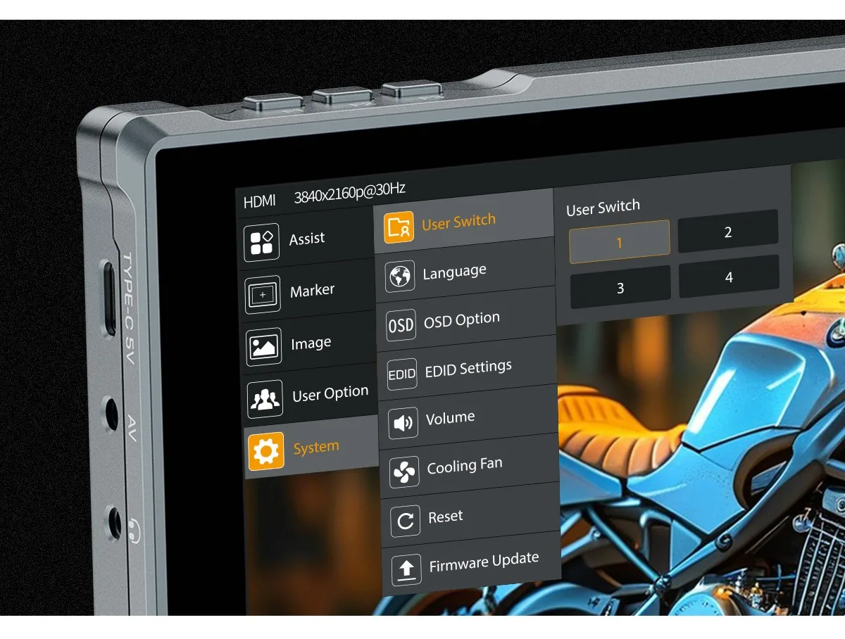 FW759 PRO 7" IPS HDMI On-Camera Touchscreen Camera Monitor