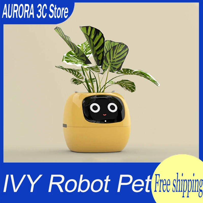 Ivy Robot Pet Smart Flower Pot Machine Pet Emotional Interaction Robot Room Decoration Gifts Child Toys