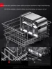 Tqh Double Door Disinfection Cabinet Commercial Vertical Large Canteen School Plate High Temperature Hot Air Circulation 4
