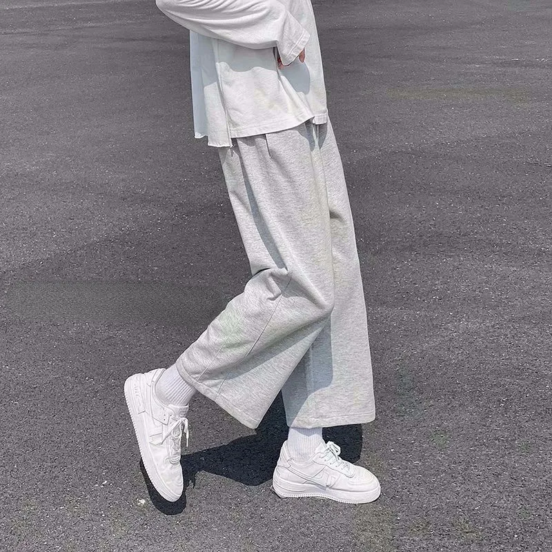 Casual Pants Men Plaid Patchwork Design Empire Fashion All-match Students Korean Style Harajuku Popular Bottoms Spring New Ins