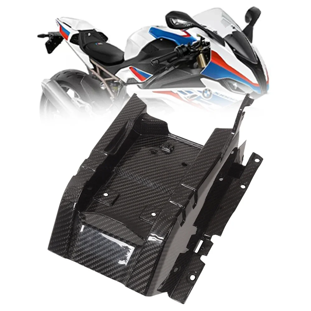 오토바이 100% 풀 탄소 섬유 시트 브래킷, S1000RR 2020 트윌 직조 글로스 블랙