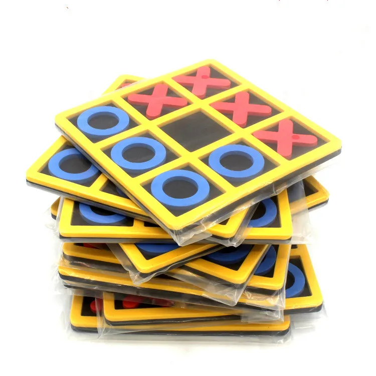 Parent-Child Interaction Leisure Board Game OX Chess Funny Developing Intelligent Educational Toys Puzzles Kids Gift |