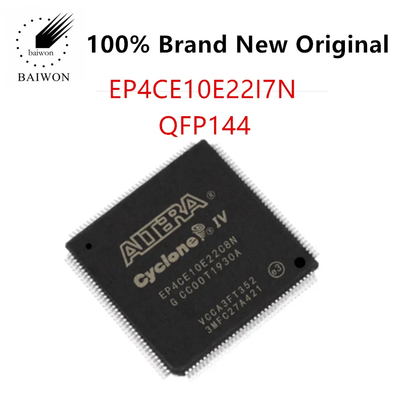 

100% Original IC Chip Original EP4CE10E22C8N Encapsulated TQFP144 Embedded FPGA Programmable Logic IC
