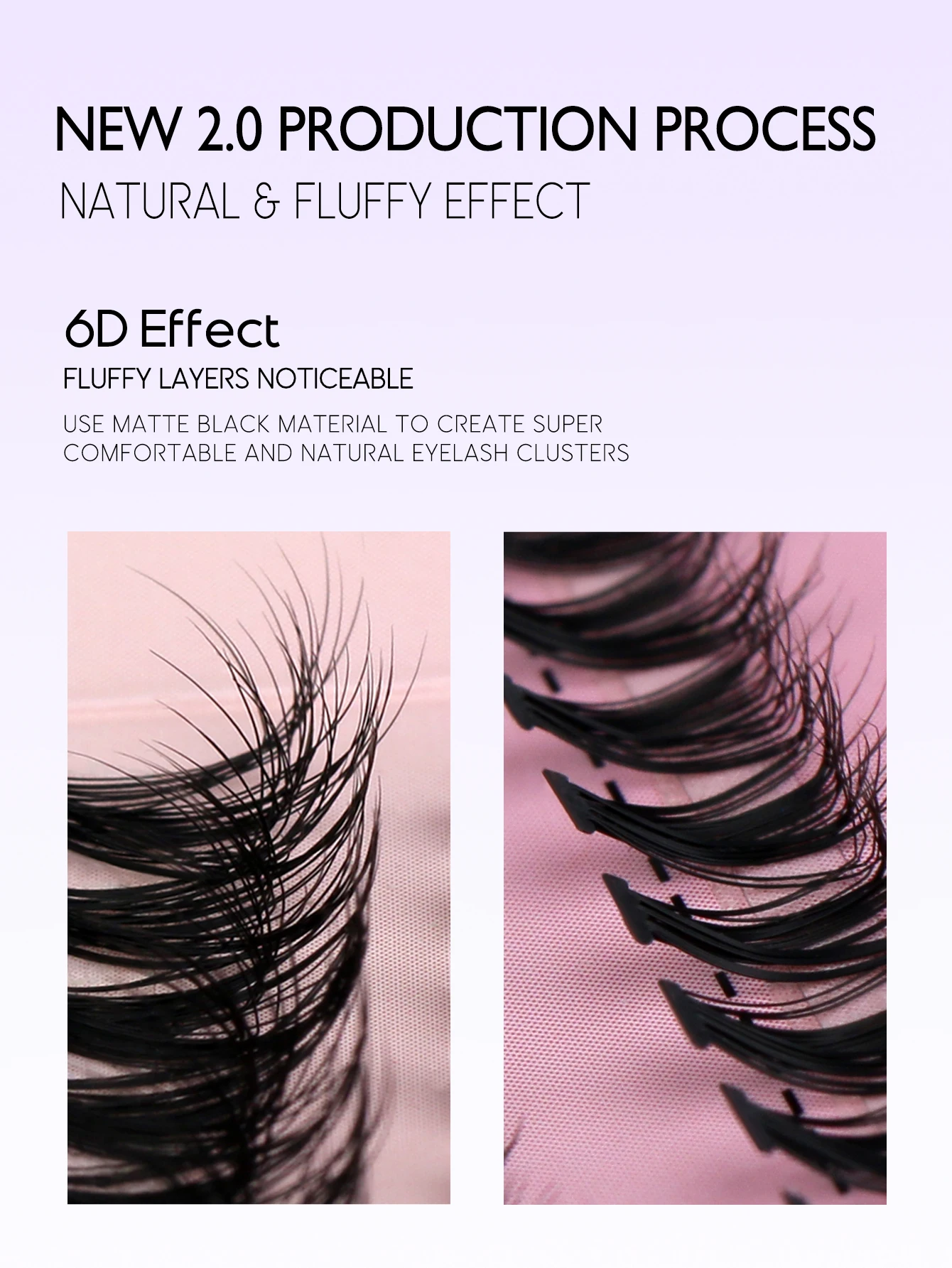 Fake Eyelashes Lash Extension Kit Eyelash Set DIY Lash Kit Thick 8-16mm Fluffy Lash Clusters Mixed Tray Individual Eyelashes Kit with Bond DIY Lashes Extension