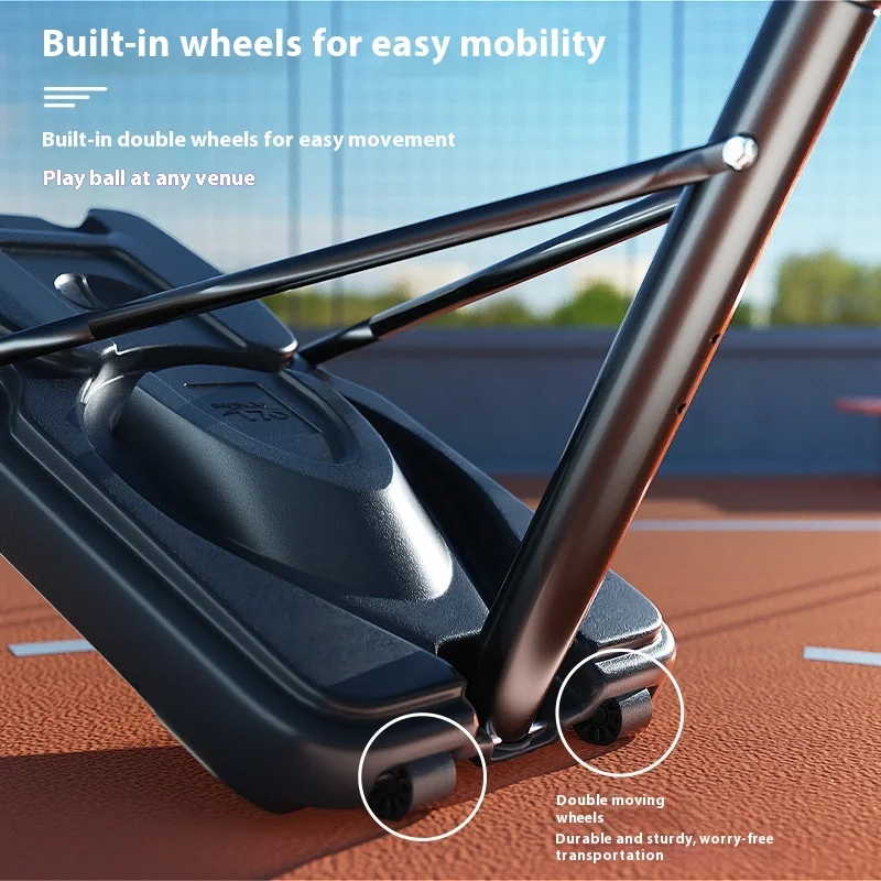 휴대용 농구대 야외 농구 링 슈팅 후프 실내 높이 조절 가능