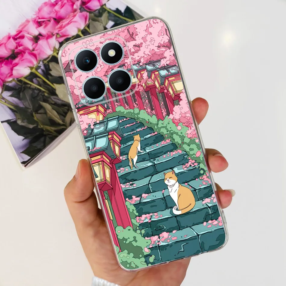 Elegant Pattern Soft Silicone TPU Phone Back Cover