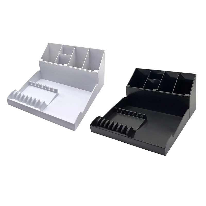 

Hair Styling Tools Organizer Detachable Hairdressing Tool Holder Scissors Storage Tray Wall Mount Countertop